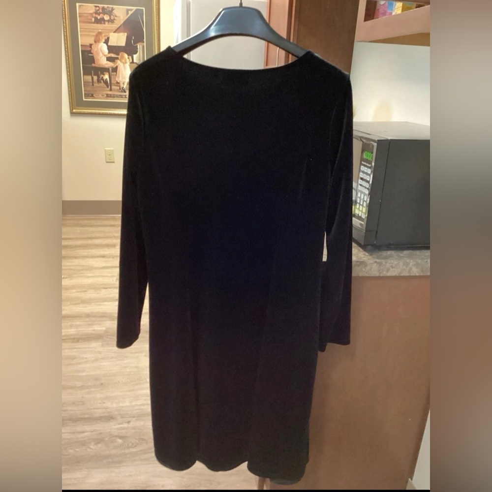 Quacker Factory Large Christmas Velvet Dress - Picture 3 of 9